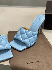 Bottega Veneta BV Lido Sandals Light Blue  - 3