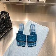 Bottega Veneta BV Lido Sandals Navy Blue - 3