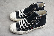 CHUCK TAYLOR ALL-STAR HIGH EMBROIDERED FLORAL BLACK - 3