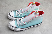 CHUCK TAYLOR ALL-STAR 70S MID WHITE/SKY BLUE/BLACK 173127C - 2