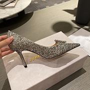 Jimmy Choo Saresa 85 Glitter Pumps - 5