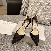 Jimmy Choo Love Degrade Glitter Black 85 Pumps - 3