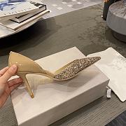 Jimmy Choo Love Degrade Glitter Golden 85 Pumps - 5