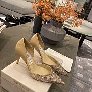 Jimmy Choo Love Degrade Glitter Golden 85 Pumps - 3