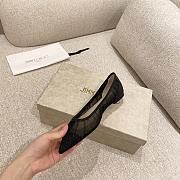 Jimmy choo 'romy' patent leather & pvc flats - 5