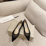 Jimmy choo 'romy' patent leather & pvc flats - 2