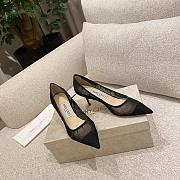 Jimmy choo 'romy' patent leather & pvc Heels - 3