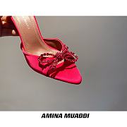 Amina Muaddi Pink Begum Sling Heels - 3