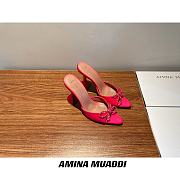 Amina Muaddi Pink Begum Sling Heels - 5