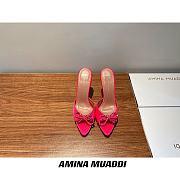 Amina Muaddi Pink Begum Sling Heels - 6