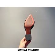 Amina Muaddi Black Begum Sling Heels - 6