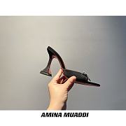 Amina Muaddi Black Begum Sling Heels - 3