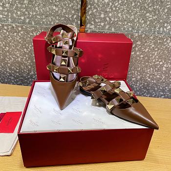 ROMAN STUD CALFSKIN BALLET FLAT FONDANT XW2S0BY5ZWMKG8