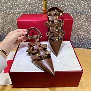 ROMAN STUD CALFSKIN BALLET FLAT FONDANT XW2S0BY5ZWMKG8 - 5