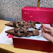 ROMAN STUD CALFSKIN BALLET FLAT FONDANT XW2S0BY5ZWMKG8 - 2