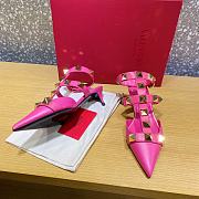 ROMAN STUD CALFSKIN PUMP PINK 40 MM - 2