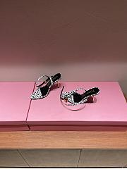 TOM FORD COATED LEOPARD PADLOCK POINTY NAKED SANDAL W2272T-IDE011 - 1