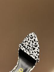 TOM FORD COATED LEOPARD PADLOCK POINTY NAKED SANDAL W2272T-IDE011 - 5