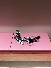 TOM FORD COATED LEOPARD PADLOCK POINTY NAKED SANDAL W2272T-IDE011 - 3