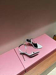 TOM FORD SHINY LEATHER PADLOCK POINTY NAKED SANDAL W2272T-LKD002 - 2