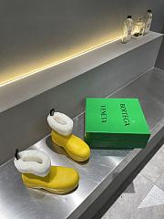 Bottega Veneta Yellow Short Winter Boots - 3