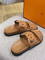 Hermes Sandal Slide Gold Rings Locker - 2