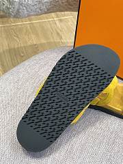 Hermes Sandal Slide Yellow Rings Locker - 4