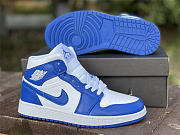 Air Jordan 1 Mid Kentucky Blue (W)  BQ6472-104 - 4
