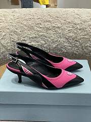 Louis Vuiton Sling Heels Pink  - 6