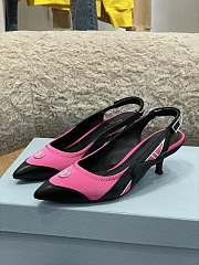Louis Vuiton Sling Heels Pink  - 5