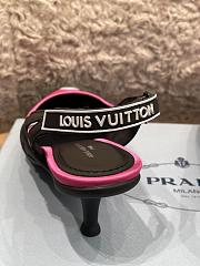 Louis Vuiton Sling Heels Pink  - 4