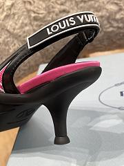 Louis Vuiton Sling Heels Pink  - 3