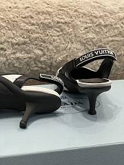 Louis Vuiton Sling Heels White - 4