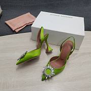 AMINA MUADDI Kiwi satin pumps - 5