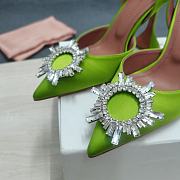 AMINA MUADDI Kiwi satin pumps - 2