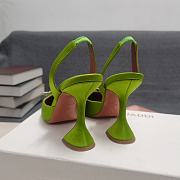 AMINA MUADDI Kiwi satin pumps - 3