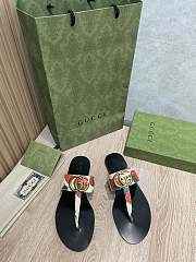 Gucci Leather thong sandals with Double G 006 - 2
