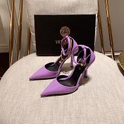 Versace Safety Pin Pumps Purple - 1