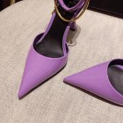 Versace Safety Pin Pumps Purple - 5