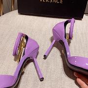 Versace Safety Pin Pumps Purple - 6