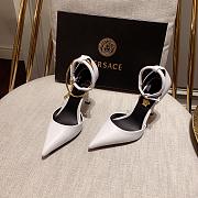 Versace Safety Pin Pumps White - 2