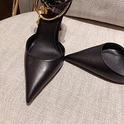 Versace Safety Pin Pumps Black - 6