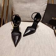Versace Safety Pin Pumps Black - 5