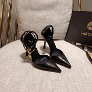 Versace Safety Pin Pumps Black - 4