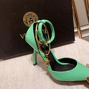 Versace Safety Pin Pumps Mint - 4
