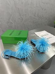 Bottega Veneta Blue Feather Dot Sandals - 2