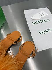 Bottega Veneta Orange Feather Dot Sandals - 3