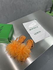 Bottega Veneta Orange Feather Dot Sandals - 2