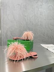 Bottega Veneta Pink Feather Dot Sandals - 1