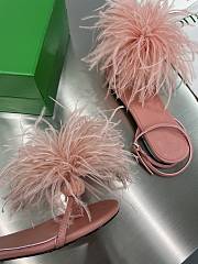 Bottega Veneta Pink Feather Dot Sandals - 4